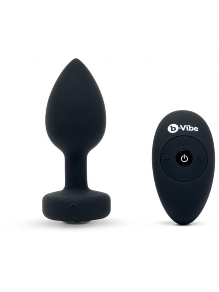 B-Vibe Vibrating Jewels Remote Control Plug M/L - various colours