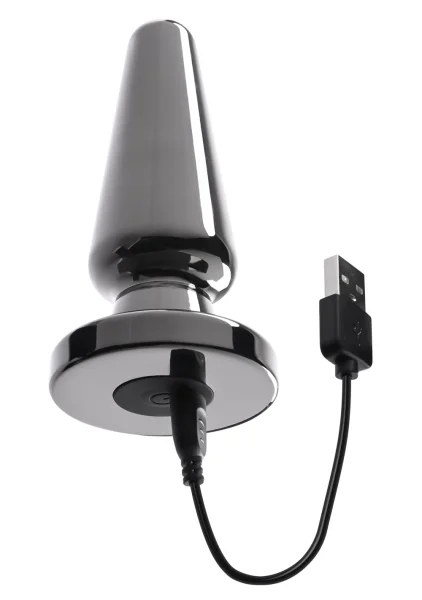 Advanced Metal Plug Rechargeable Vibrating Butt Plug By Evolved Novelties