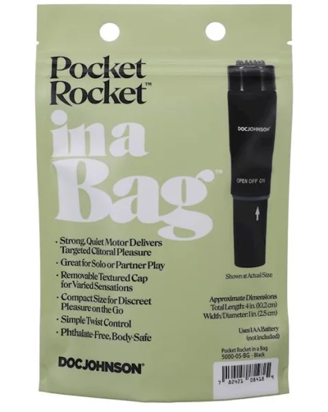 Pocket Rocket in a Bag - Black