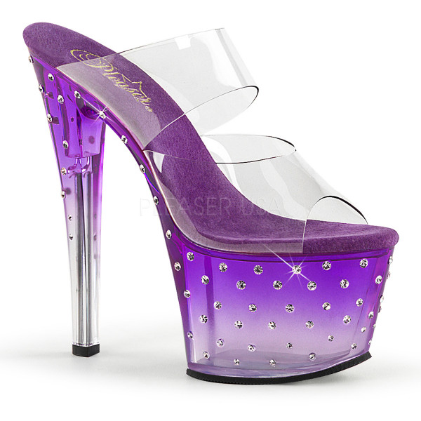 7 inches Heel, 2 3/4 inches RS Studded PF Ankle Strap Sandal — image 9 of 20