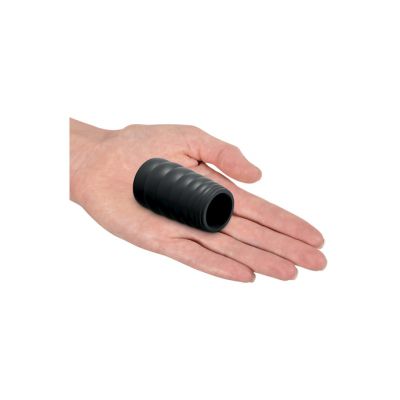Control By Sir Richards Tapered Silicone 3 Inch Enhancer Black O s