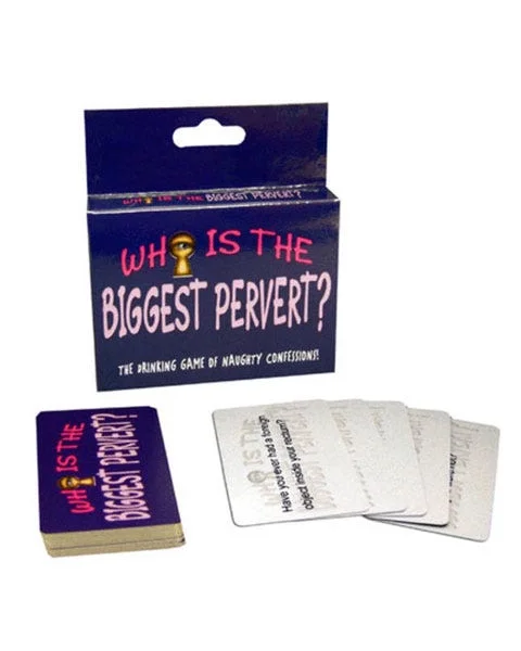 Who is the Biggest Pervert?  Card Game
