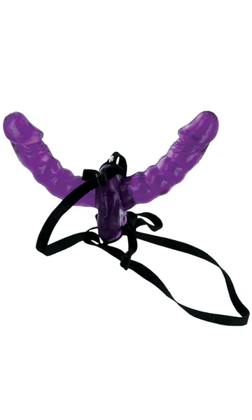 Double Delight Strap-On (Lavender) — image 6 of 6