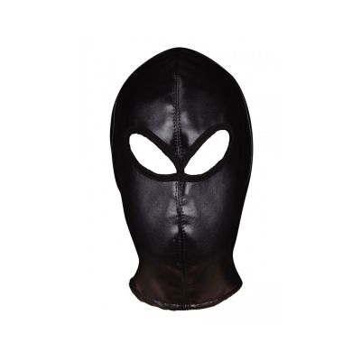 Ouch Extreme Leather Hood With Ribon Ties