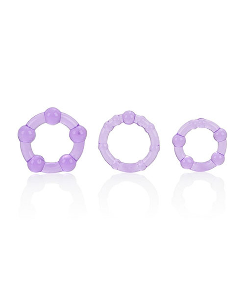 Silicone Island Rings - Purple