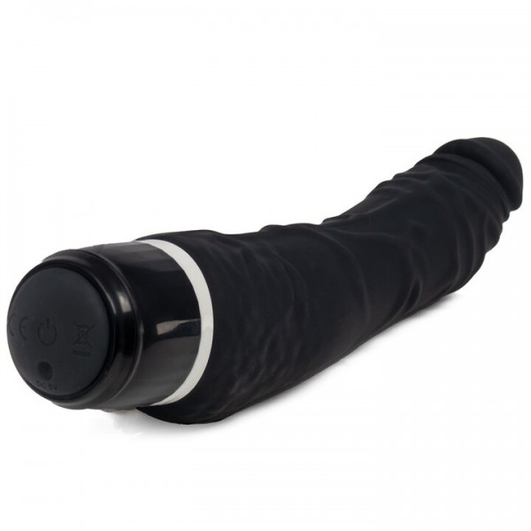 Cock Tease Black 7 Function Rechargeable Dildo – 8 Inch — image 4 of 5