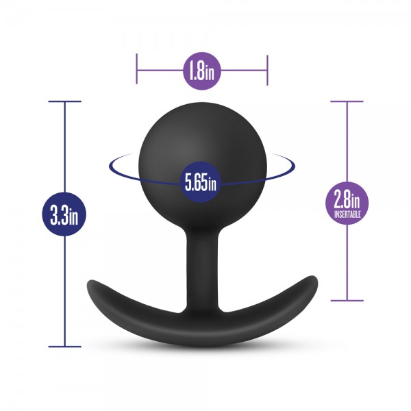 Luxe Wearable Vibra Plug Black