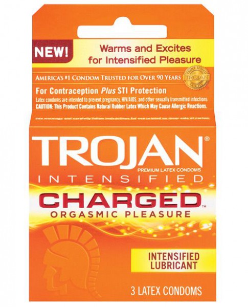 Trojan Intensified Charged - Box of 3