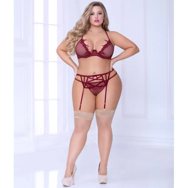 STM 10921X Nothing But Net Applique Bra Set Queen — image 6 of 7