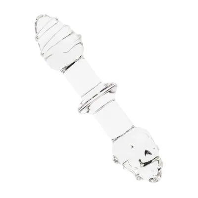 Lucent Mystic Double Ended Glass Wand 6 7 Inch