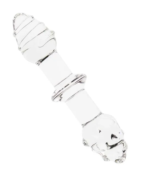 Lucent Mystic Double Ended Glass Wand - 6.7 Inch