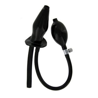Cleanstream Inflatable Enema Plug Black
