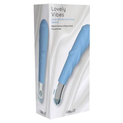 Lovely Vibes Laced Textured Soft Touch Vibrator