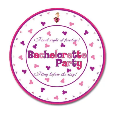 Hott Products 17 5cm Bachelorette Party Plates