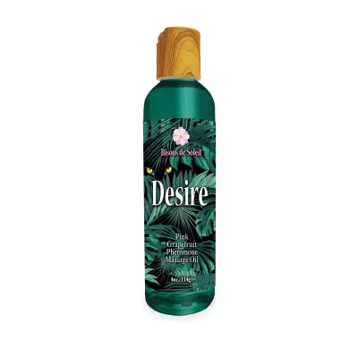 Desire Pheromone Massage Oil 4 Oz Pink Grapefruit