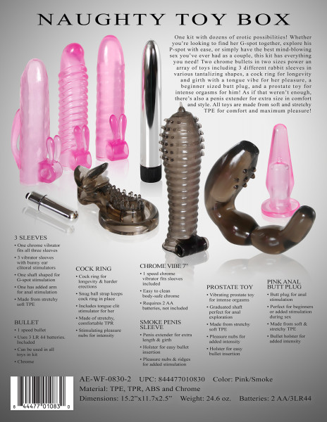 Naughty Toy Box Couples Vibrator Kit