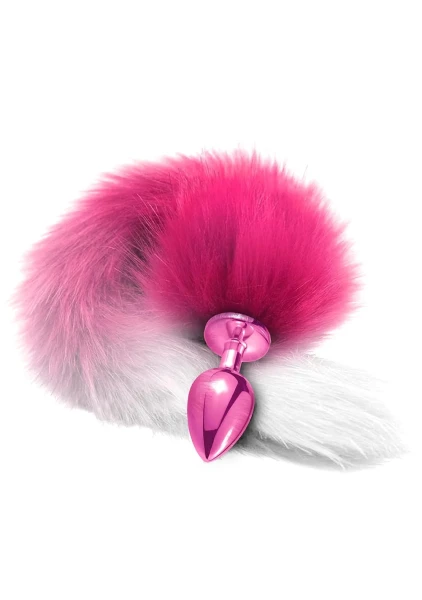 Metal Butt Plug with Ombre Tail — image 11 of 16