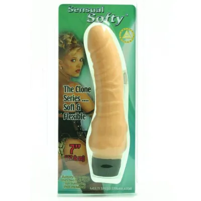 SENSUAL SOFTY 7 INCH DONG FLESH