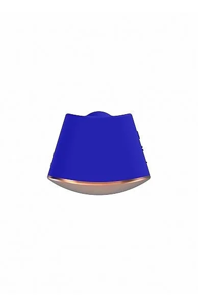 Rotating & Vibrating Clitoral Stimulator - Dazzling - Blue
