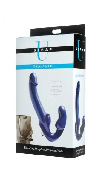 Revolver Ii Vibrating Strapless Strap On Dildo