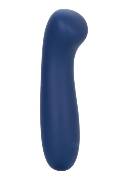 Cashmere Satin G Rechargeable Waterproof Silicone G-Spot Vibrator By CalExotics - Blue