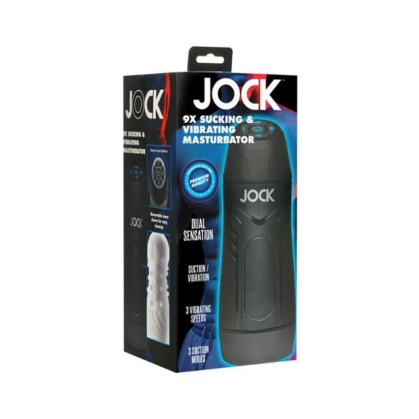 Sleeves: Jock 9x Sucking & Vibrating Masturbator White