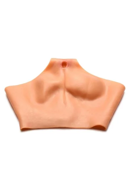 Master Series Silicone Wearable Vulva Panties With Vagina & Ass - Large, Vanilla