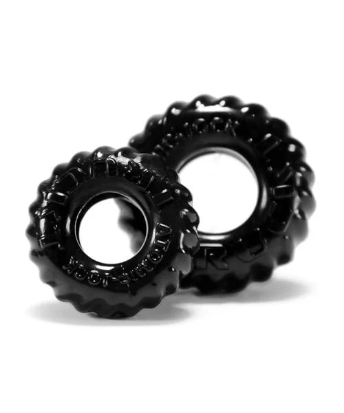Truckt 2 Piece Cockring Set Atomic Jock - Black