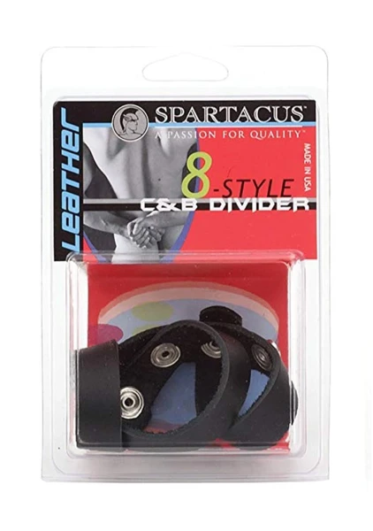Leather Figure-8 Cock and Ball Divider — image 9 of 9