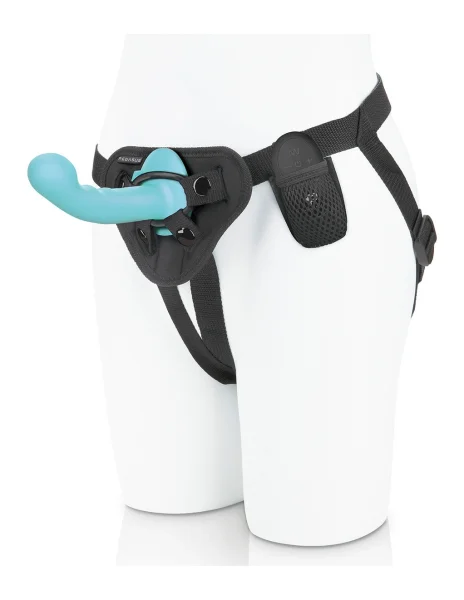 Pegasus 6" Ripple P-Spot & G-Spot Peg Strap-On Set