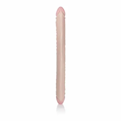 Ivory Duo 18 Inches Veined Double Dong