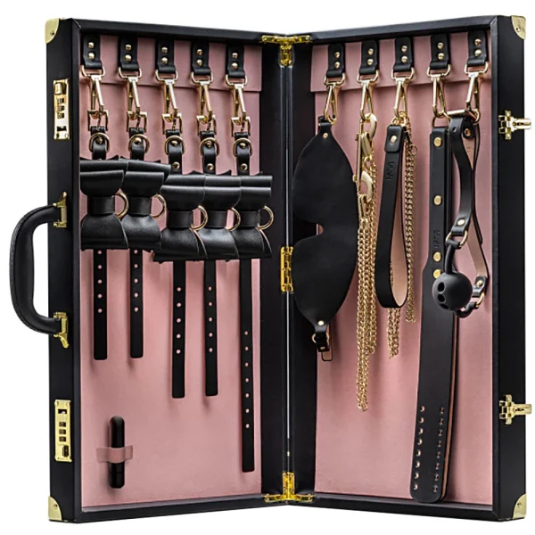 Temptasia Safe Word 9 Piece Bondage Kit With Suitcase