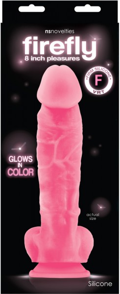 Glowing 8" Cock + Balls