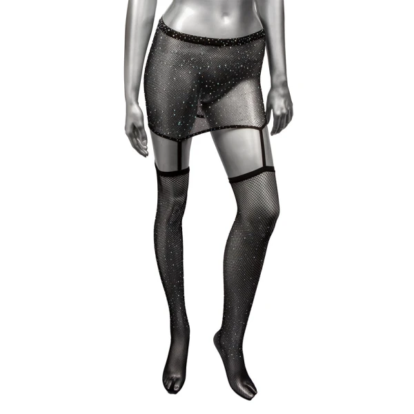 Radiance One Piece Garter Skirt with Thigh Highs