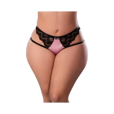 Women s Lingerie Magic Silk Sensual Desires Panty Mauve Queen Size