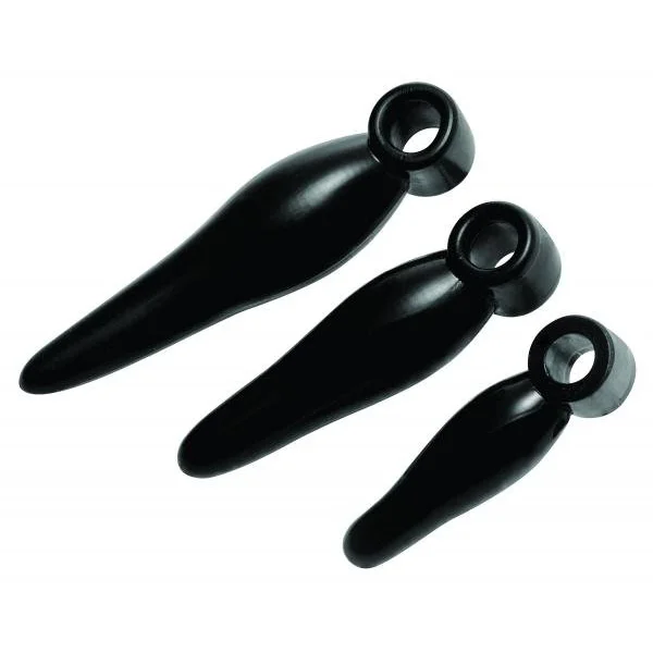 Rimmers 3 Piece Finger Bum Tickler Set Black