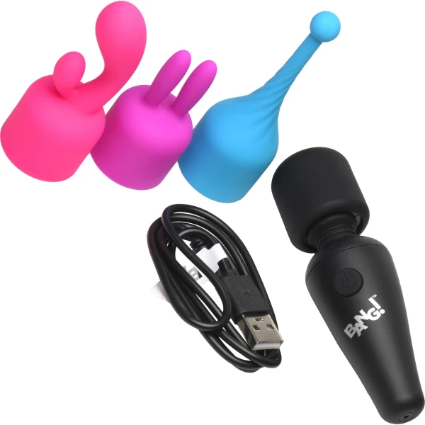 Bang! Mini Wand and Silicone Attachment Set