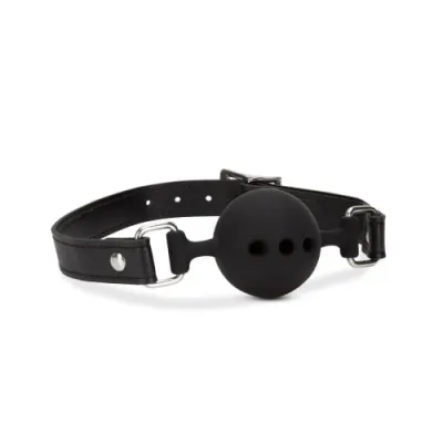 Blush Noir Breathable Silicone Ball Gag