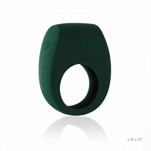 LELO Tor 2 Vibrating Waterproof Cock Ring for Couples - Dark Green