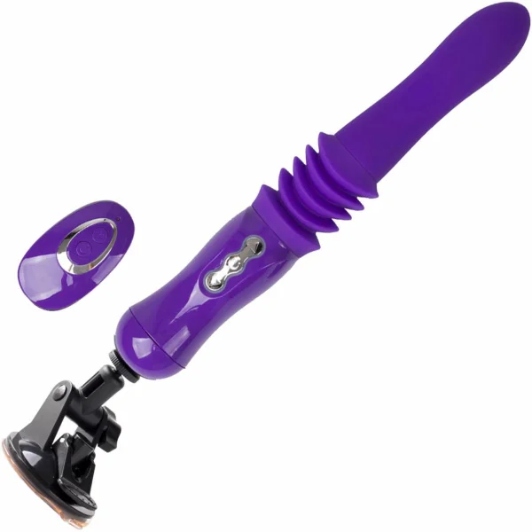Maia Monroe Silicone Vibrating, Thrusting Dildo with Suction Cup & Remote Control