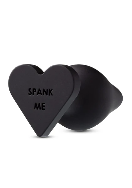 Blush Temptasia Spank Me Silicone Heart Butt Plug