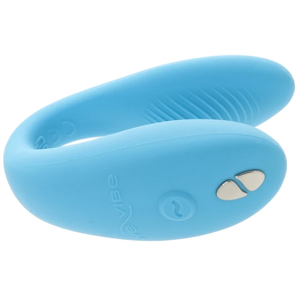 We-Vibe Sync Go App Enabled Waterproof Rechargeable Couples Vibrator - Turquoise