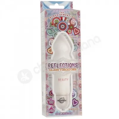 Reflections Beauty White Glass Vibrator