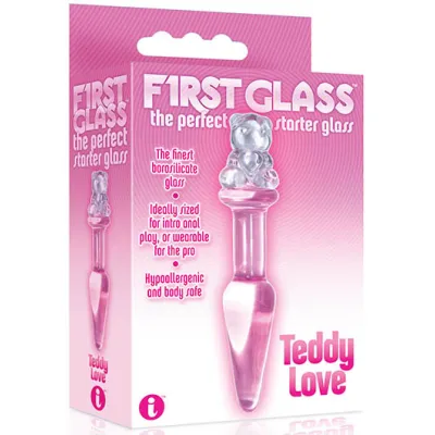 Glass Teddy Butt Plug