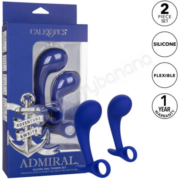 Admiral Silicone Anal Training 2 Piece Probe Set
