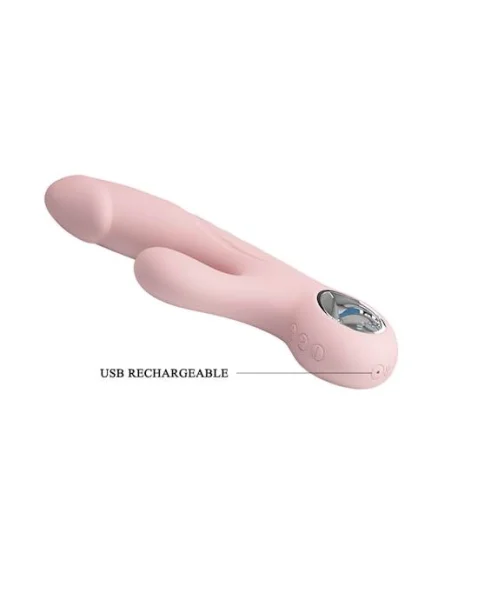 Selene Realistic Rabbit Vibe - Pink - 7.4 Inch