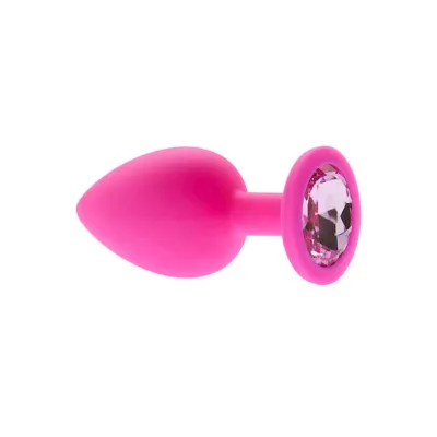Kink Range Silicone Gemmed Butt Plug 3 8 Inch