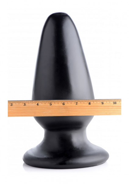 Gigantor XXXL Tapered Butt Plug - Black - Beginner Butt Plug