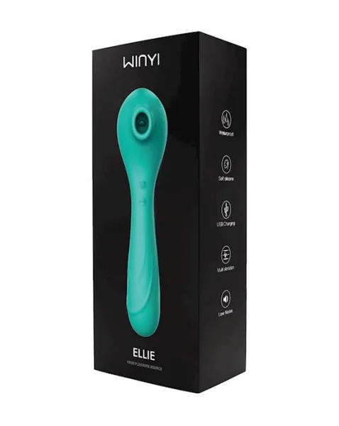 Ellie Double Ended Clitoral Vibrator - 8.3 Inch