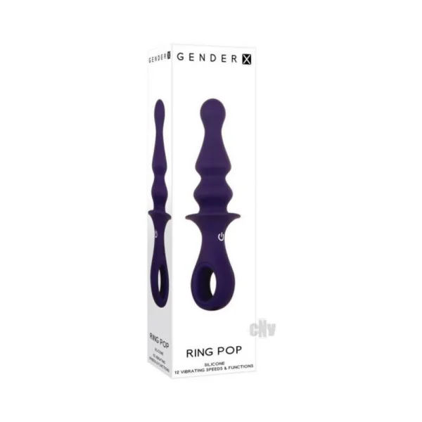 Gender X Ring Pop Vibrating Plug